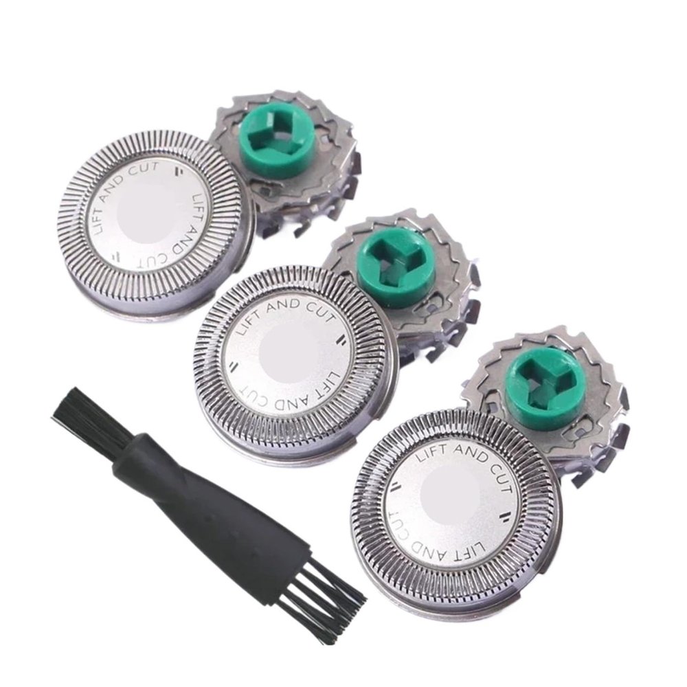 3pcs HQ64 Replacement Shaver HeadCompatible For PhilipsCompatible For NorelcoAT750 AT890 PT860 PT860 PT866 AT798 PT721 PT722 PT720 PT725 Razor Blade