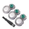 3pcs HQ64 Replacement Shaver HeadCompatible For PhilipsCompatible For NorelcoAT750 AT890 PT860 PT860 PT866 AT798 PT721 PT722 PT720 PT725 Razor Blade view 1
