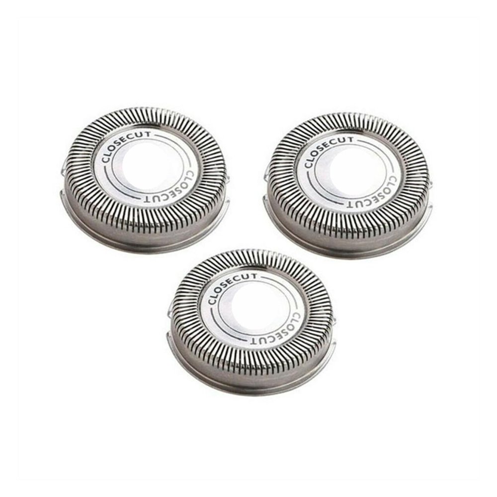 3pcs Replacement Shaver HeadCompatible For PhilipsHQ4+ HQ3 HQ56 HQ55 HQ6843 HQ300 HQ64 HQ916 HQ6695 HQ912 HQ988 CloseCut Shaver Heads