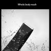 Men Body Trimmer Black Electric Rechargeable Body Hair Clipper Ergonomic Safe Groin Armpit Chest Ceramic ABS view 4