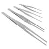 ETHZZLE 4PCS Stainless Steel Serrated Tip Tweezers Thickened Non-skid Multi-function Nail Art Manicure DIY Tool for Precision Handling view 1