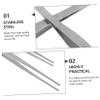 ETHZZLE 4PCS Stainless Steel Serrated Tip Tweezers Thickened Non-skid Multi-function Nail Art Manicure DIY Tool for Precision Handling view 3