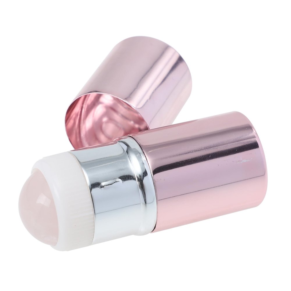 COOLHIYA Portable Jade Ball Face Roller Massager for Women Jade Material Cooling Facial Massage Tool for Skin Tightening Enhances Serum Absorption Compact Lightweight Design for Face and