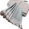 Travel Makeup Brushes Makeup Brush Set 14pcs Soft Bristles Are To Touch And Suitable For Beginners Cosmetic Brush Eyeshadow(Add brush bag) view 3