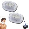 Razor Rinser, Razor Cleaner, Shaving Blades Cleaner, Applies to Most Hand Shavers, Quick Cleaning,Say Goodbye to Clogged and Dirty Sinks (Transparent*2) view 1
