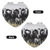 NBSKSDLK Black White Cows Compact Mirror for Purse, 1x/2x Magnifying Double-Sided Cosmetic Mirror Portable Travel Mirror for Beauty, Foldable, Handheld Vanity Mirror for Women Gift view 2