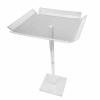 Acrylic hairStand - Extension Display Rack, Four-Side Hanging Organizer | Salon hairStyling , Wig Holder, hairColoring Washing Drying Tool, Professional Hairdresser Equipment, Storage view 1