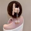 DFWZMQTG Fairy Peach Blossom Hair Clip Women Back of Grab Large Shark view 2