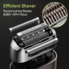 VNU Alloy Body Foil Shaver, Mini Pocket Shaver for Travel, Electric Razor for Men Face Beard, IPX7 Waterproof & 60-Day Standby, Gift for Men/Boyfriend/Husband/Dad/Brother (Dark Gray) view 3