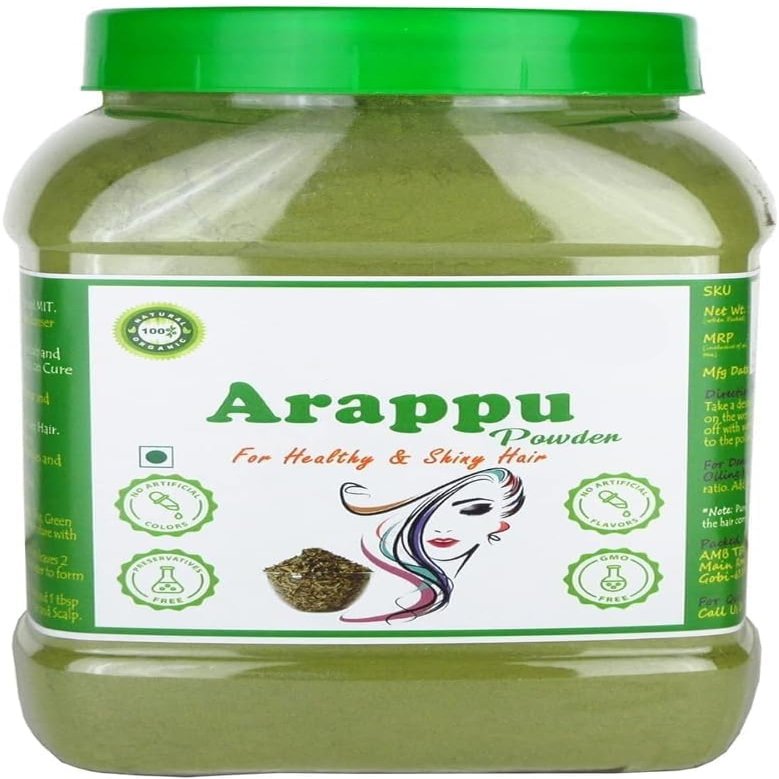 100% Natural Arappu Powder for Herbal Hair Wash - (250g)