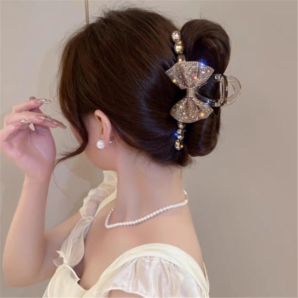 DFWZMQTG Premium Feeling Grab Clip Hair Female Back of Large Shark Headwear