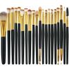 Travel Makeup Brushes Makeup Brushes Brush Set 20 Pieces Pen For Foundation Blush Concealer Cosmetic Brush Eyeshadow(Black) view 1