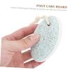 LALADEFIEE 2pcs Pumice Foot Rasp Stones for Callus Removal Smooth Exfoliating Foot Care Tools for Dead Skin Removal Comfortable Lightweight Rubbing Stones in Nordic Green view 4