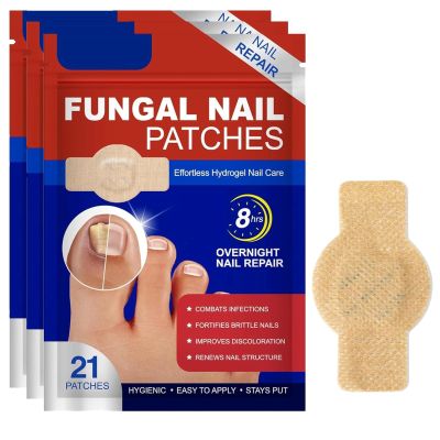 Nail Patches, Nail patches for toenails, Overnight Toe Nails Treatments for Damaged Foot Nails Repair and Care, Safe for Sensitive Skin, Easy to Apply (3)