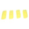 ETHZZLE 4Pcs Dual-Sided Foot File Callus Remover for Home Salon Use PU Pedicure Tools for Dead Skin Removal Cracked Heel Repair and Foot Care Massage Random Color view 1
