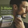 VNU Alloy Body Foil Shaver, Mini Pocket Shaver for Travel, Electric Razor for Men Face Beard, IPX7 Waterproof & 60-Day Standby, Gift for Men/Boyfriend/Husband/Dad/Brother (Desert Titanium) view 2