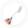 LALADEFIEE 2pcs Long Handle Foot Scrubber with Volcanic Pumice Stone for Dead Skin Removal Ergonomic Pedicure Tool with Detachable Abrasive Head Safe and Convenient for Home and Salon Use view 4