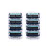 8pcs Fusion Shaving Cassettes Compatible With Gillette ProGlide Technology Beard Cutting Razor Blades For Men view 1