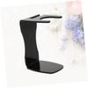 COOLHIYA Men's Acrylic Shaving Brush Stand Organizer Razor Holder for Home and Barber Salon Drip Dry Design Prolongs Brush Life Traditional Grooming Tool view 4