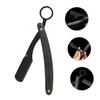 ETHZZLE Practical Manual Razor Handle for Men Compact Lightweight Folding Haircut and Beard Shaving Tool Easy Grip for Smooth Shave Travel-friendly Salon Barber Accessory view 4
