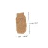 COOLHIYA 4Pcs Exfoliating Back Scrubbing Gloves Bath Mitts for Shower Rich Foaming Body Wash Massage Bathing Gloves Promote Circulation Dead Skin Removal view 2