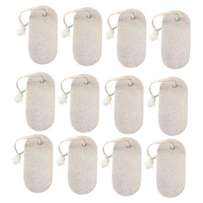 COOLHIYA 20PCS Natural Volcanic Stone Foot Files Exfoliating Foot Grinders for Callus Removal Dead Skin Scrubbing Care Tools for Silky Feet