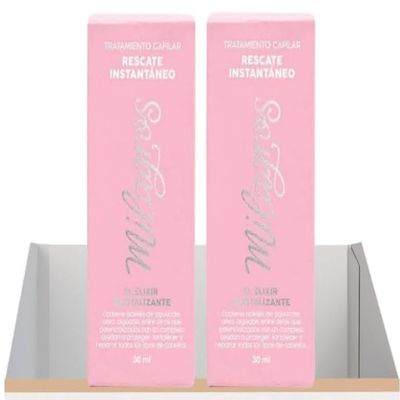 2 Pack Instant Hair Rescue Treatment - Elixir revitalizante - Tratamiento Capilar Rescate Instantaneo para cabellos [30ml] cabellos decolorados Hair Mask Treatment