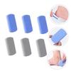 COOLHIYA 6pcs Foot Callus Remover Stones Dead Skin Removing Pedicure Tools for Foot Regular Use with Comfortable Round Design Blue and Gray view 3