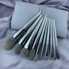 10 pieces of makeup brush set powder, blusher, cosmetic, eye shadow highlight view 1