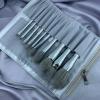10 pieces of makeup brush set powder, blusher, cosmetic, eye shadow highlight view 2