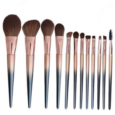12pcs Makeup Set Beauty Blush Eyeshadow Brush Lucite Gradient Tools Brushes
