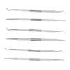 ETHZZLE 6PCS Stainless Steel Toenail Groove Cleaning Tools Portable Ingrown Nail Removers Nail Cleaner Kit for Home Travel Salon Ergonomic Pedicure view 1
