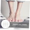 ETHZZLE 6PCS Stainless Steel Toenail Groove Cleaning Tools Portable Ingrown Nail Removers Nail Cleaner Kit for Home Travel Salon Ergonomic Pedicure view 3
