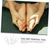 ETHZZLE 6PCS Stainless Steel Toenail Groove Cleaning Tools Portable Ingrown Nail Removers Nail Cleaner Kit for Home Travel Salon Ergonomic Pedicure view 4