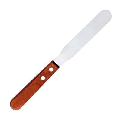 COOLHIYA Hair Removal Spatula Stainless Steel and Wood Waxing Applicator Comfortable Grip for Salon and Home Use Wax Scraper Tool for Women Hair Removal