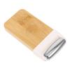 ETHZZLE Portable Jade Facial Roller for Eye Care Massage Natural Wood Handheld Face Massager Compact for Travel Enhances Circulation and Reduces Puffiness view 1
