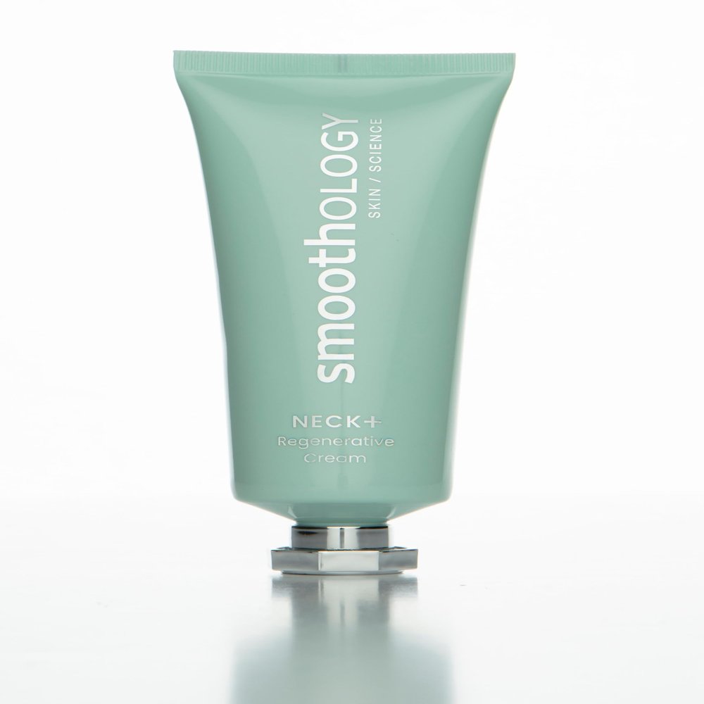 Smoothology NECK+ Regenerative Cream, Collagen Boosting Neck Cream, Firms,Tightens, Lifts, with Peptides & Growth Factor Complex, Gentle on Skin,Clinically Tested, 1.7 fl oz (Full-Size)