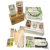 MOOM Organic Sugar Wax Hair Removal Bundle  12 oz Jar, Travel Wax Kit, & 48 Reusable Polycotton Strips  Gentle Waxing for Face, Bikini, Brazilian, Legs & Body  Natural, Eco-Friendly & Cruelty-Free view 1
