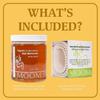 MOOM Organic Sugar Wax Hair Removal Bundle  12 oz Jar, Travel Wax Kit, & 48 Reusable Polycotton Strips  Gentle Waxing for Face, Bikini, Brazilian, Legs & Body  Natural, Eco-Friendly & Cruelty-Free view 4