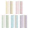 10Pcs Emery Boards Nails File for 100/180 Grit Files for Natural Double Sided Emory Fingernail Manicure and Buffers view 3