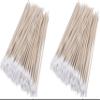 6" Cotton Swabs Wooden Handles Cotton Tipped Applicator Wood Sticks with Single Tip for Gun Cleaning, Wound Clean, Makeup, Removal Residue Tbestmax (500) (Pack of 2) view 1