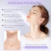 Neck Lift Tape Invisible - 20Pcs Instant Face & Neck Firming Tape with 4 Bands, Lifting for Sagging Skin, Jaw Contouring, Waterproof & Reusable Wrinkle Patches for Women view 3