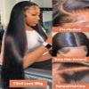 wigs 250 280 Density 30 40 Inch Bone Straight 13x6 HD Lace Frontal Wigs Pre Plucked Brazilian Transparent 13x4 Lace Front Human Hair hairpiece(250%,13X6 LACE WIG_40INCHES) view 4