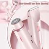 Beauty Womens Electric Shaver, Dual-Head Bikini Trimmer with Detachable Razors, 2-in-1 Lady Shaver for Smooth Hair Removal, Wet & Dry Use(Purple) view 2