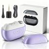 2026 New Smart Nail Clipper, Electric Nail Clippers for Seniors, 3-in-1 Automatic Smart Nail Clipper with LED Light & Polishing, Painless Toenail Trimmer for Adults,Seniors,Women,Men & Kids (Purple) view 1