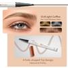 2 Pcs Microblading Eyebrow Pen, 2025 Upgraded 3D Waterproof 4-Tip Eyebrow Pencil, Natural Makeup Long-Lasting Fine Stroke Magic Eyebrow Pencil for Women Stay on All Day (Light Brown(2 Pcs)) view 2