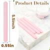 6 Pcs Silicone Wax Stick Applicator,Pink Reusable Wax Sticks Scraper Set,Non-Stick Hard Hair Removal Waxing Spatulas,Waxing Applicator for Women Sticks Supplies Home Salon Body Using view 3