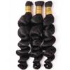 Human Braiding Hair for Boho Braids Loose Deep Wave Bulk Human Hair Knotless 100% Unprocessed Brazilian Virgin Hair Extensions for Braiding Curly Water Wave 1 Bundle No Weft 100g 24inch Natural Black view 2