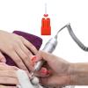 Ceramic Nail Drill Bits | Ceramic Nail Drill Bits with Dust-proof Containers | for Nails Electric Manicure Head Replacement, Professional Rotary Burr Head Cuticle Clean File view 1