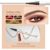 2 Pcs Microblading Eyebrow Pen, 2025 Upgraded 3D Waterproof 4-Tip Eyebrow Pencil, Natural Makeup Long-Lasting Fine Stroke Magic Eyebrow Pencil for Women Stay on All Day (Dark Brown(2 Pcs)) view 2